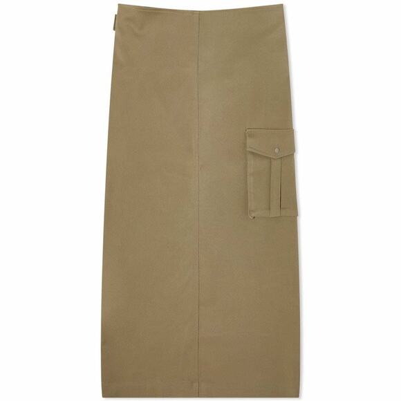 Miaou NWT Suki Cargo Midi Skirt in Sage Medium - Picture 1 of 9